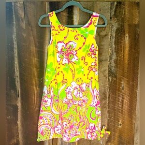 Lily Pulitzer Yellow Floral Dress
